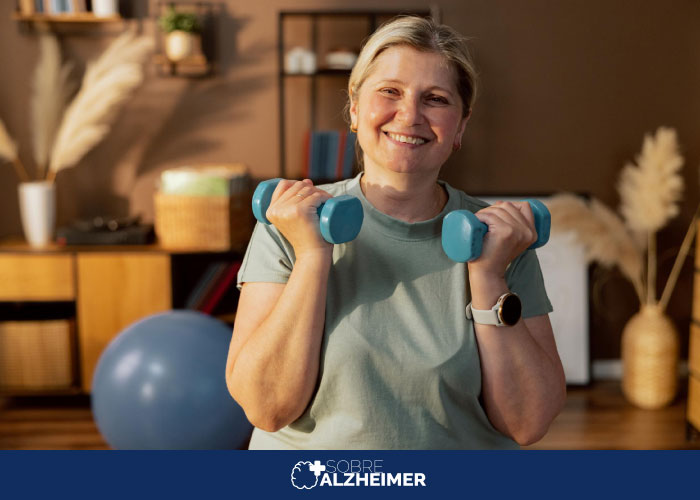 Exercícios Físicos: Aliados Poderosos na Prevenção do Alzheimer A doença de Alzheimer, um tipo de demência progressiva que afeta a memória, o pensamento e o comportamento, é uma condição que preocupa muitos à medida que envelhecem. No entanto, pesquisas recentes sugerem que exercícios físicos regulares podem ser uma estratégia eficaz na prevenção dessa doença devastadora. A Conexão entre Exercício e Saúde Cerebral Estudos demonstram que a atividade física não apenas beneficia o corpo, mas também tem um impacto significativo na saúde cerebral. Exercícios aeróbicos, como caminhada, corrida e natação, aumentam o fluxo sanguíneo para o cérebro, o que pode ajudar a manter as células cerebrais saudáveis e funcionando adequadamente. Além disso, o exercício regular pode estimular a produção de neurotrofinas, proteínas que são vitais para a sobrevivência e função dos neurônios.